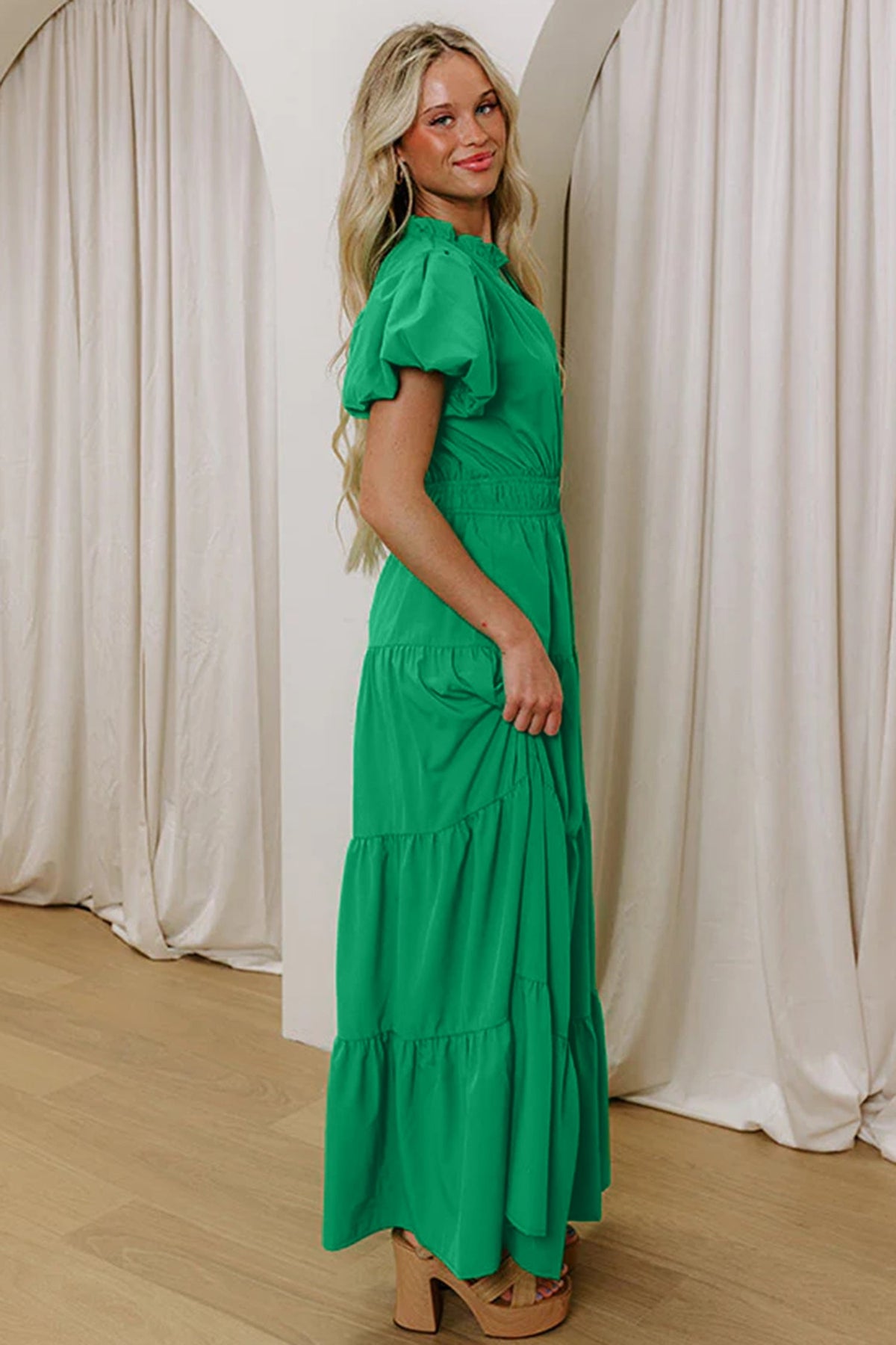 Southern Grace Tiered Maxi Dress