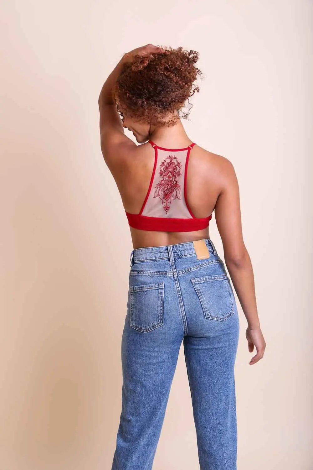 The Wild Heart Tattoo Back Bralette