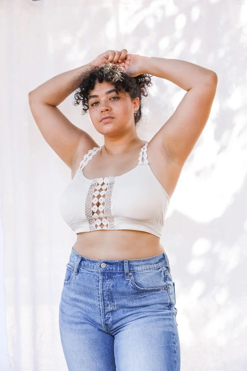 The Desert Bloom Appliqué Bralette