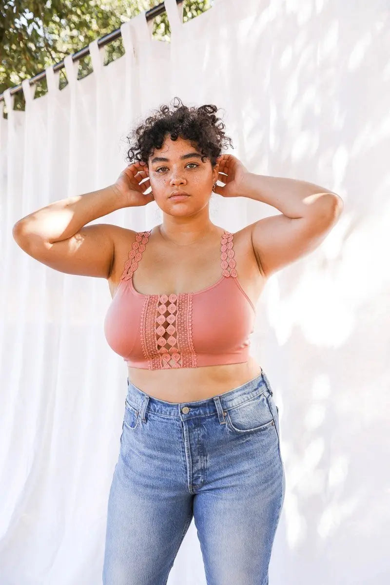 The Desert Bloom Appliqué Bralette
