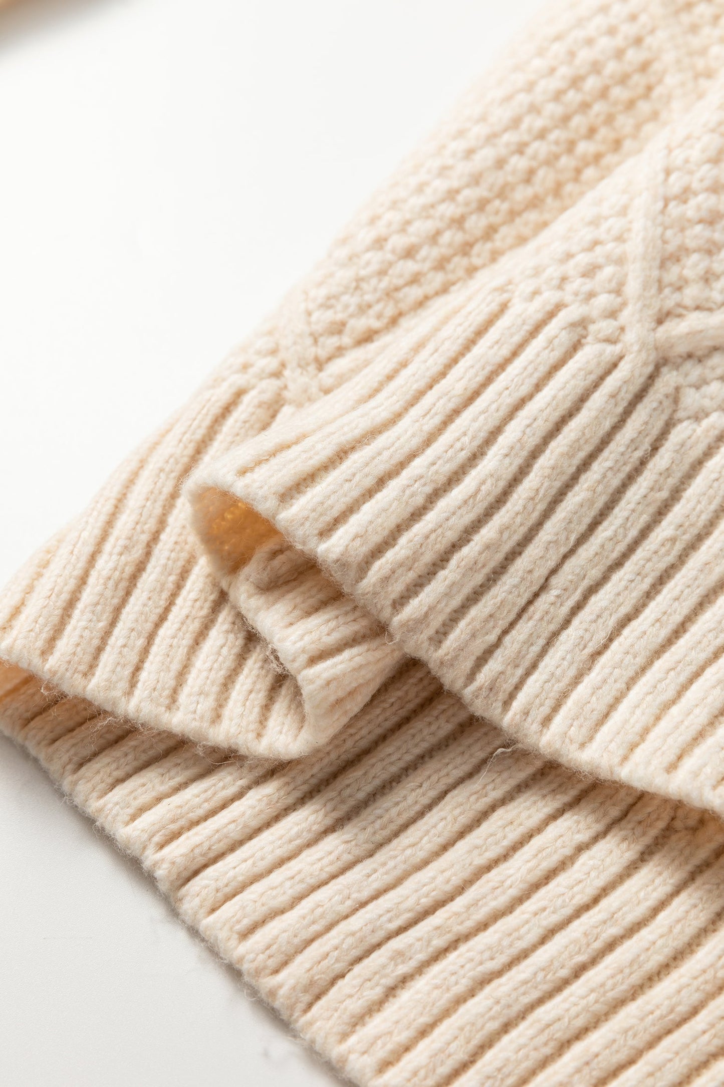 Sagebrush Cable Knit Sweater Dress