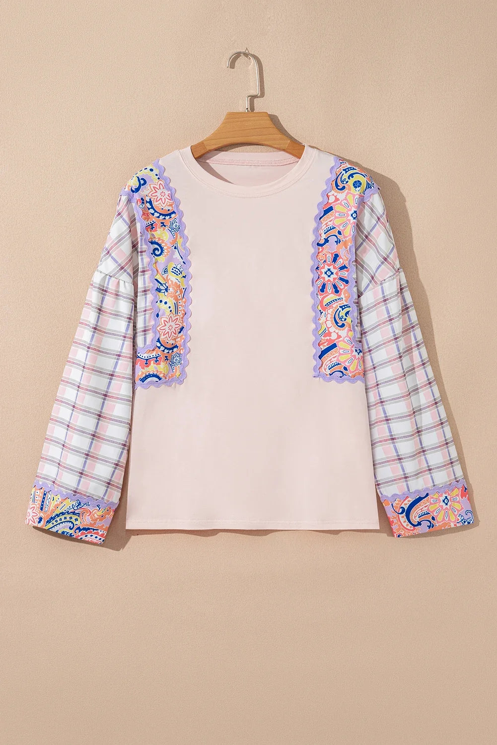 Prairie Patchwork Puff Sleeve Top