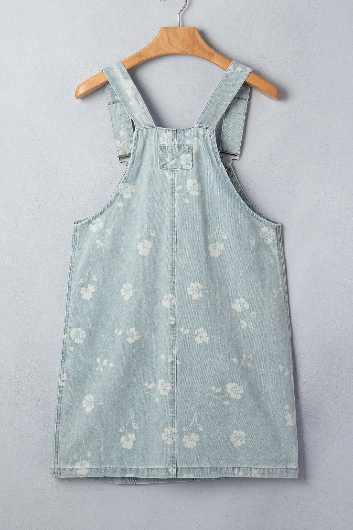 Bluebell Denim Floral Overall Dress