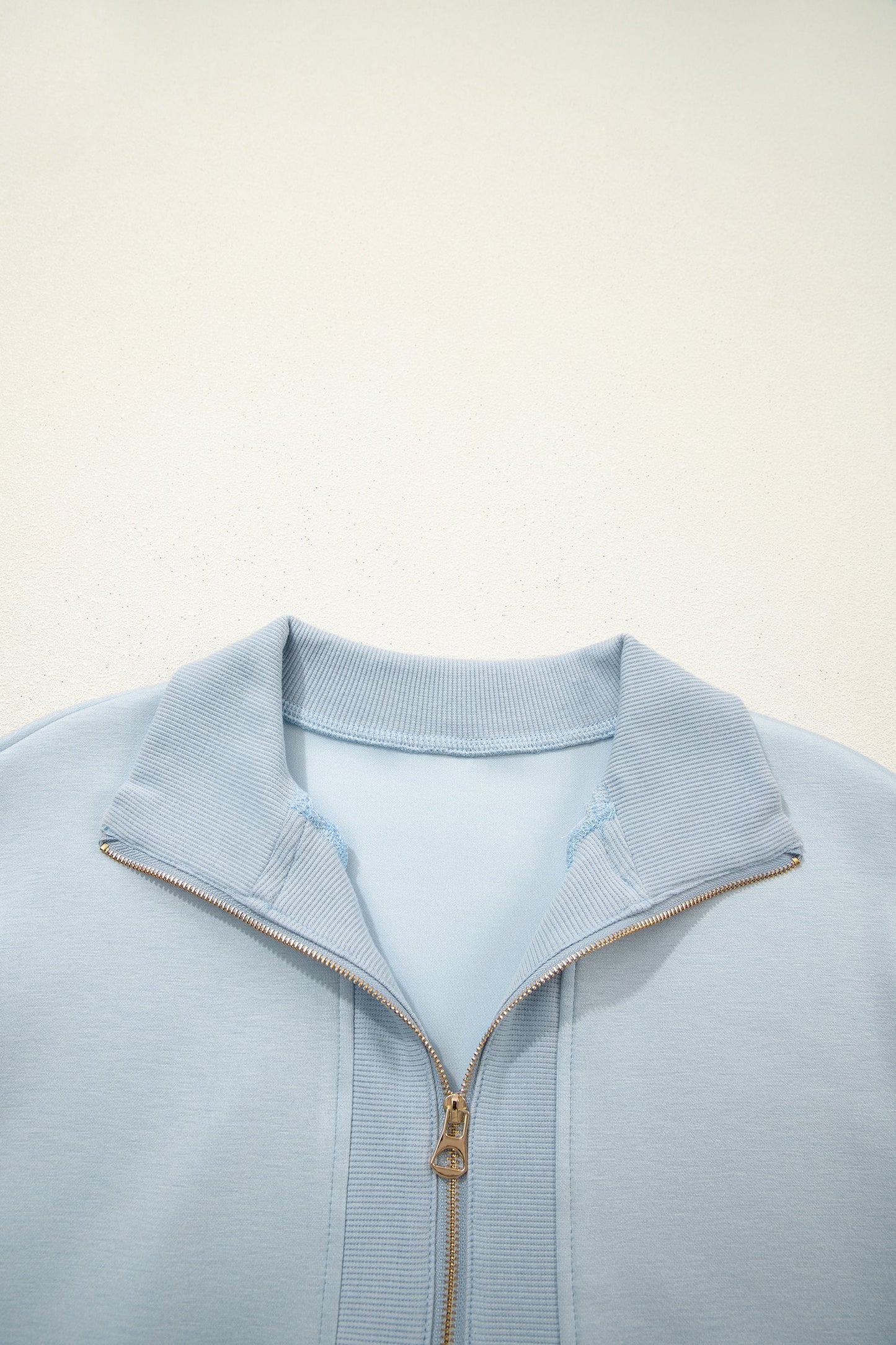 Easy Does It Half-Zip Wide Leg Set