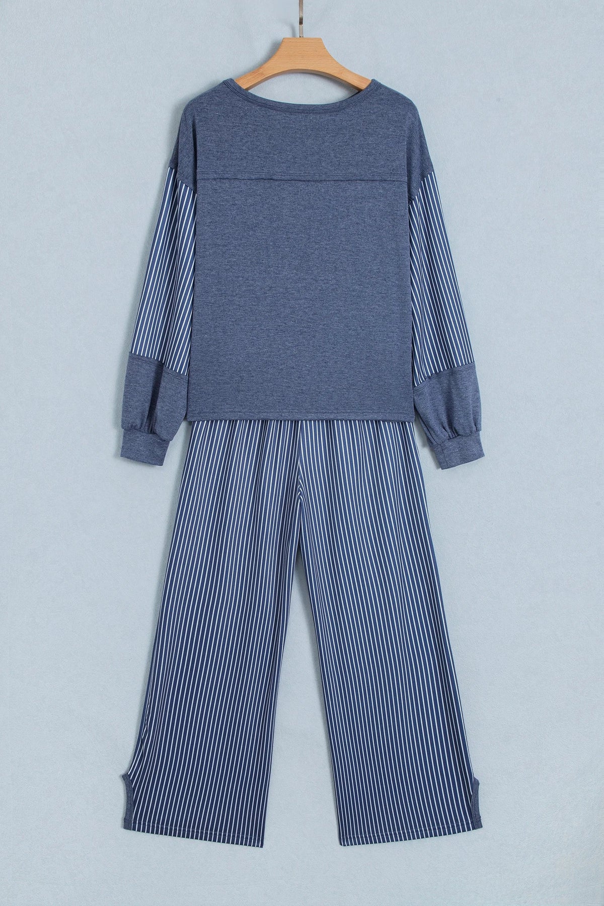 The Blue Horizon Stripe Patchwork Set