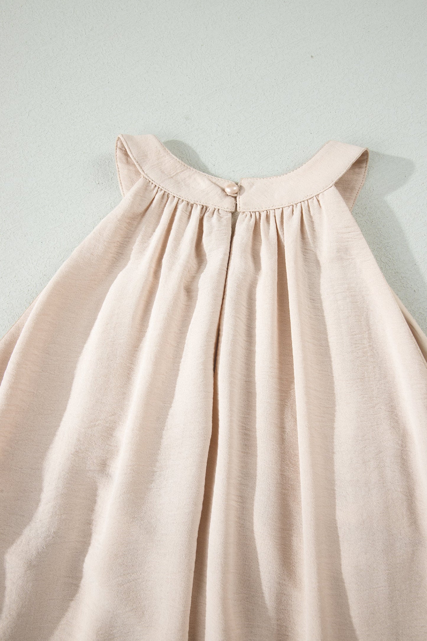 Prairie Lace Halter Maxi Dress