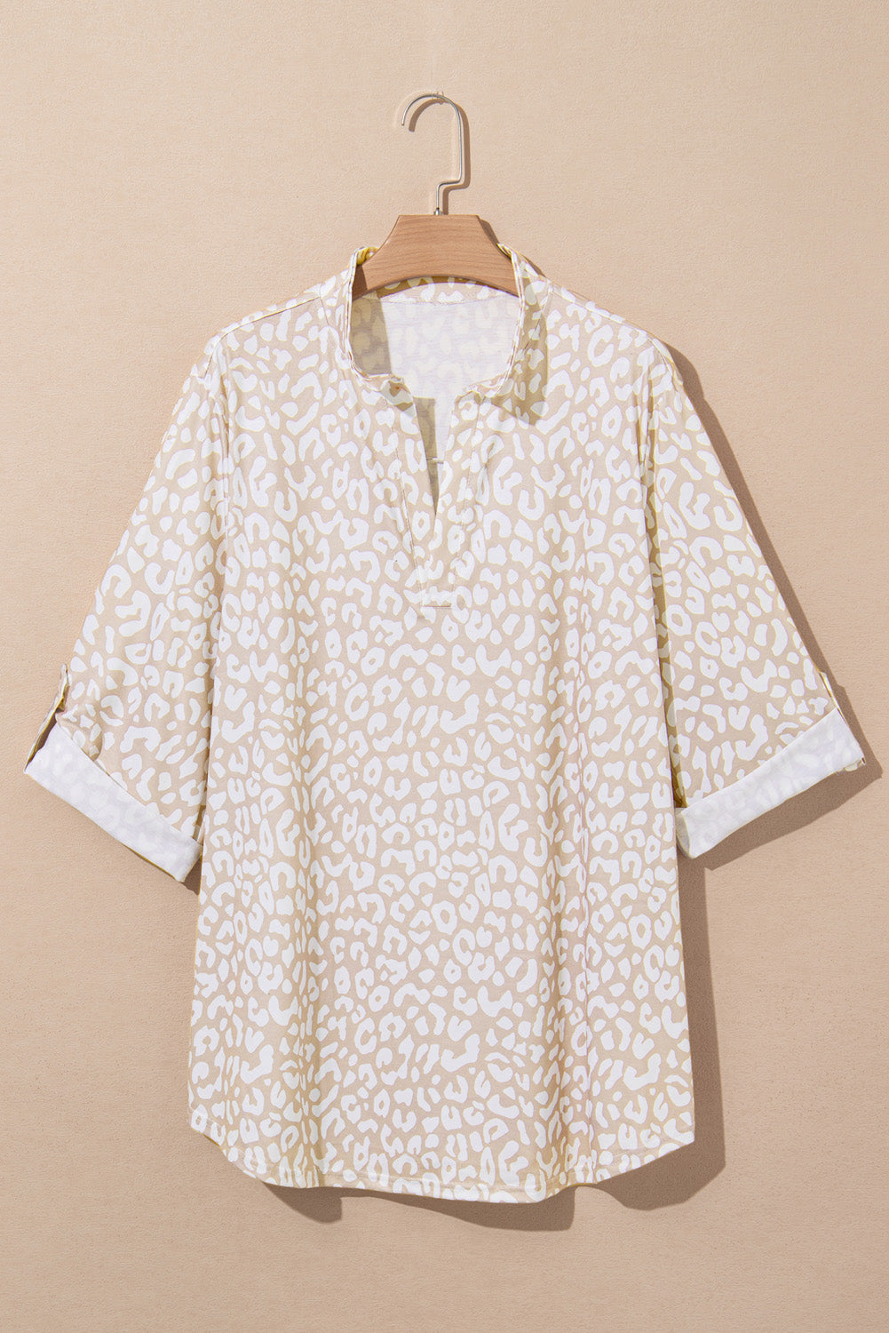 Soft Spot Leopard V-Neck Top