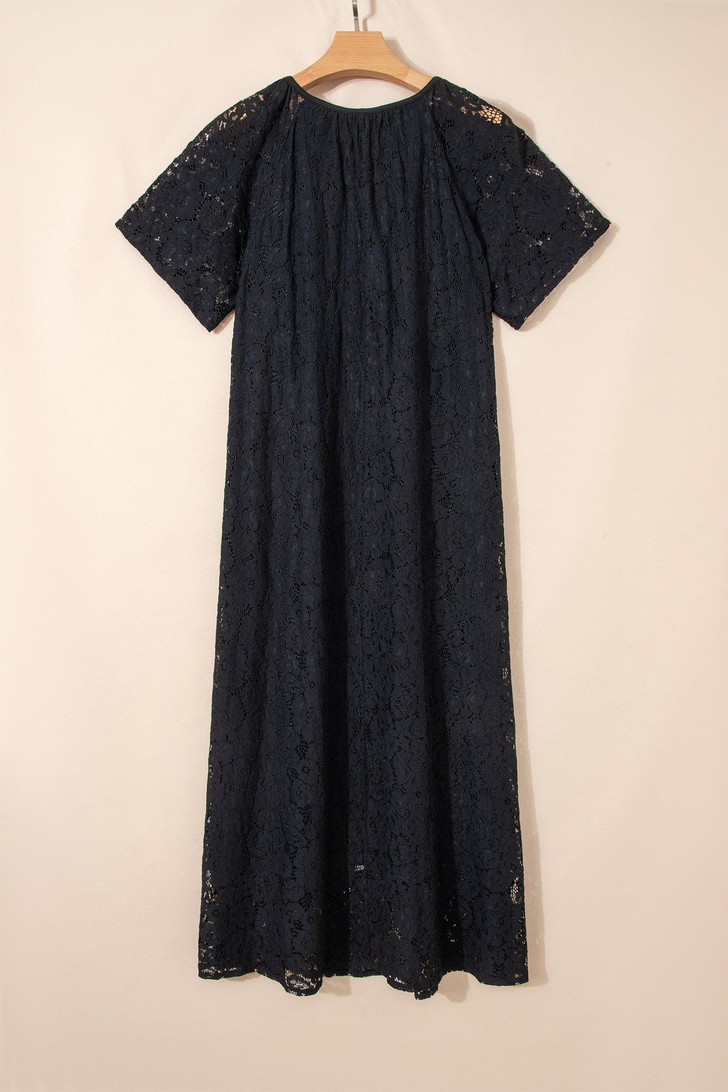 The Midnight Romance Lace Maxi Dress