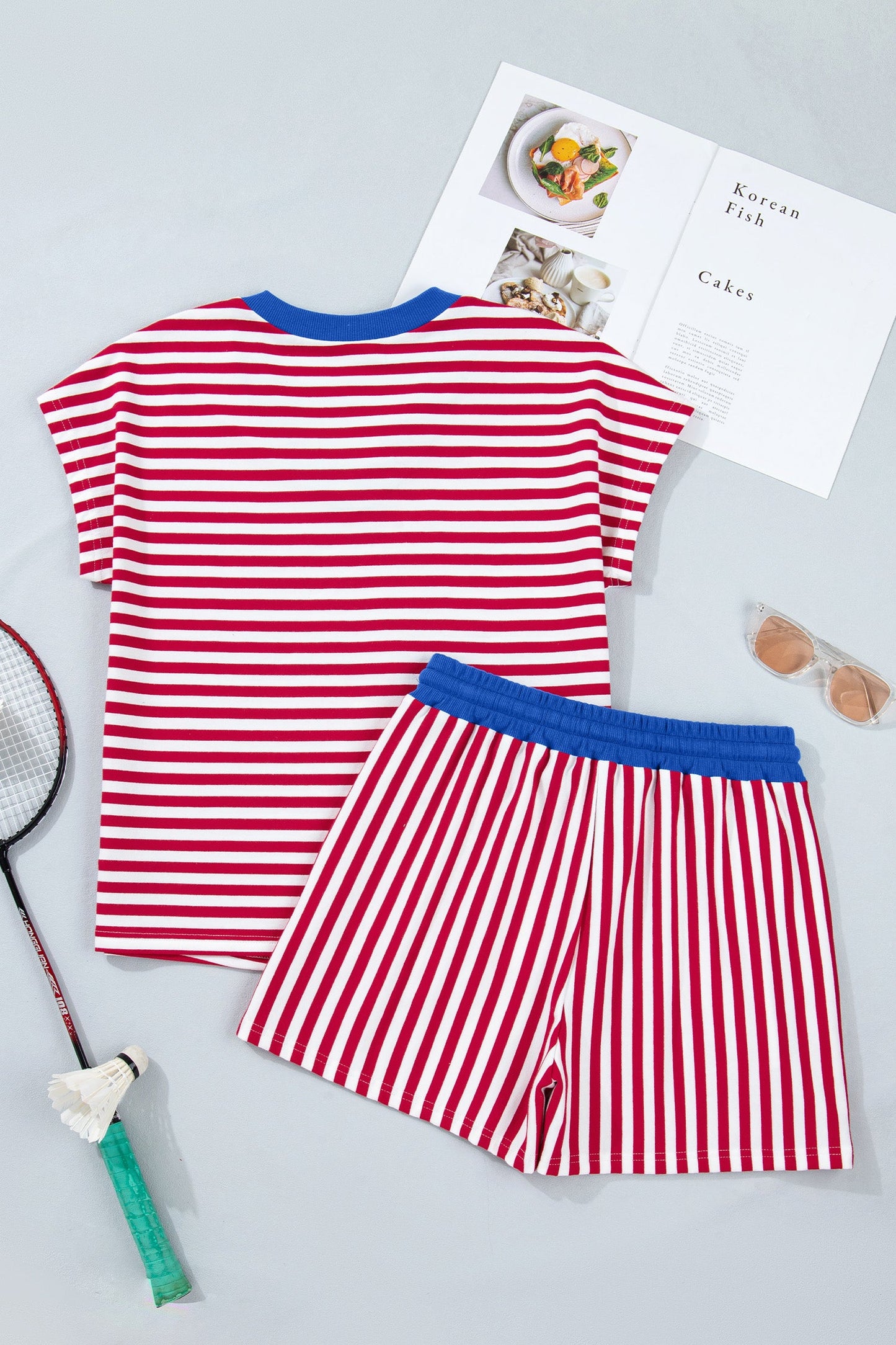 Sunny Days Striped Short Set