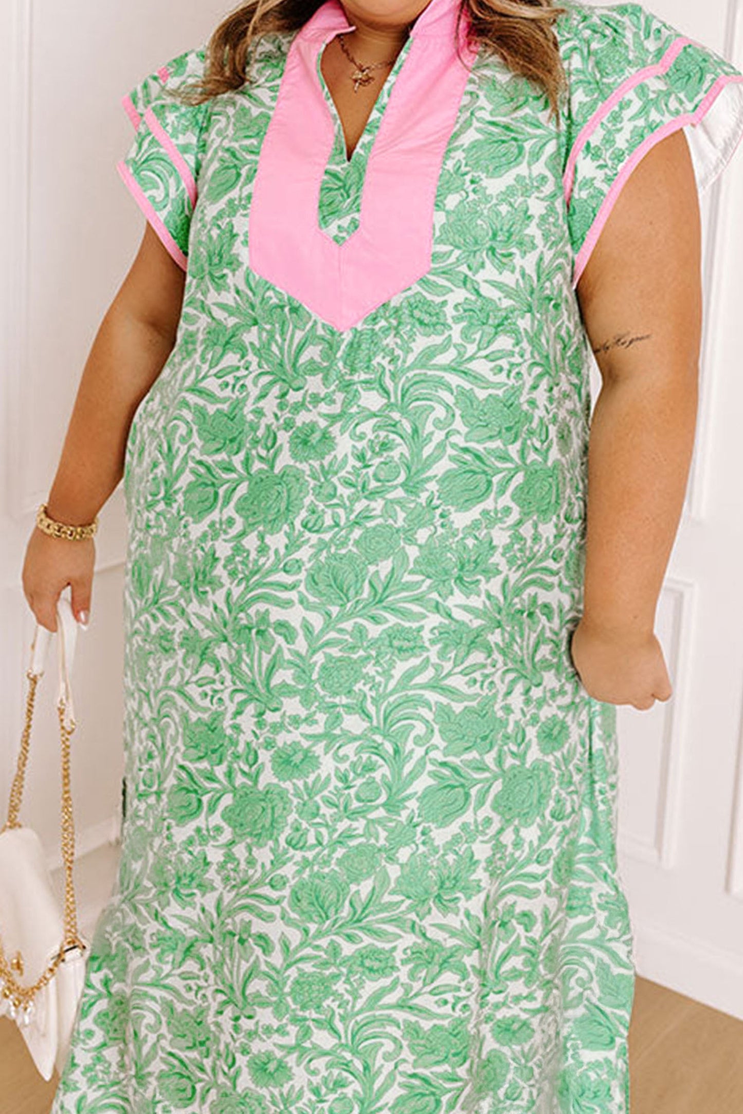 Palm Springs Floral Midi Dress