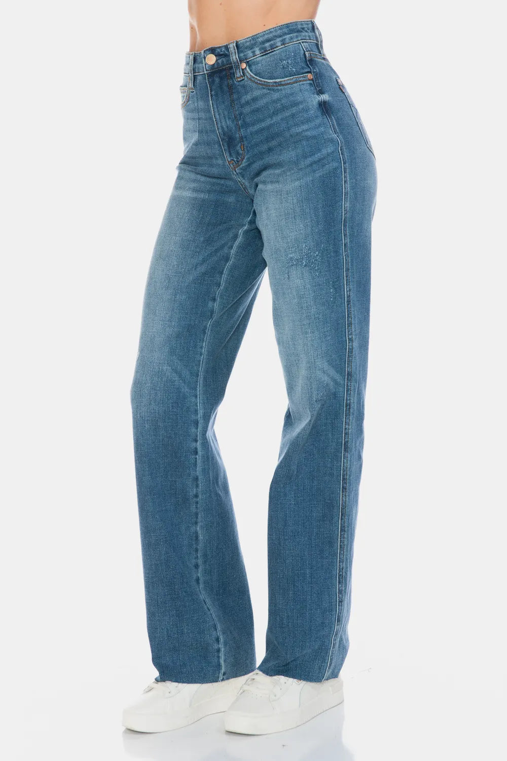 Bridle & Bone™ High-Waisted Tummy Control Straight Leg Jeans | Judy Blue