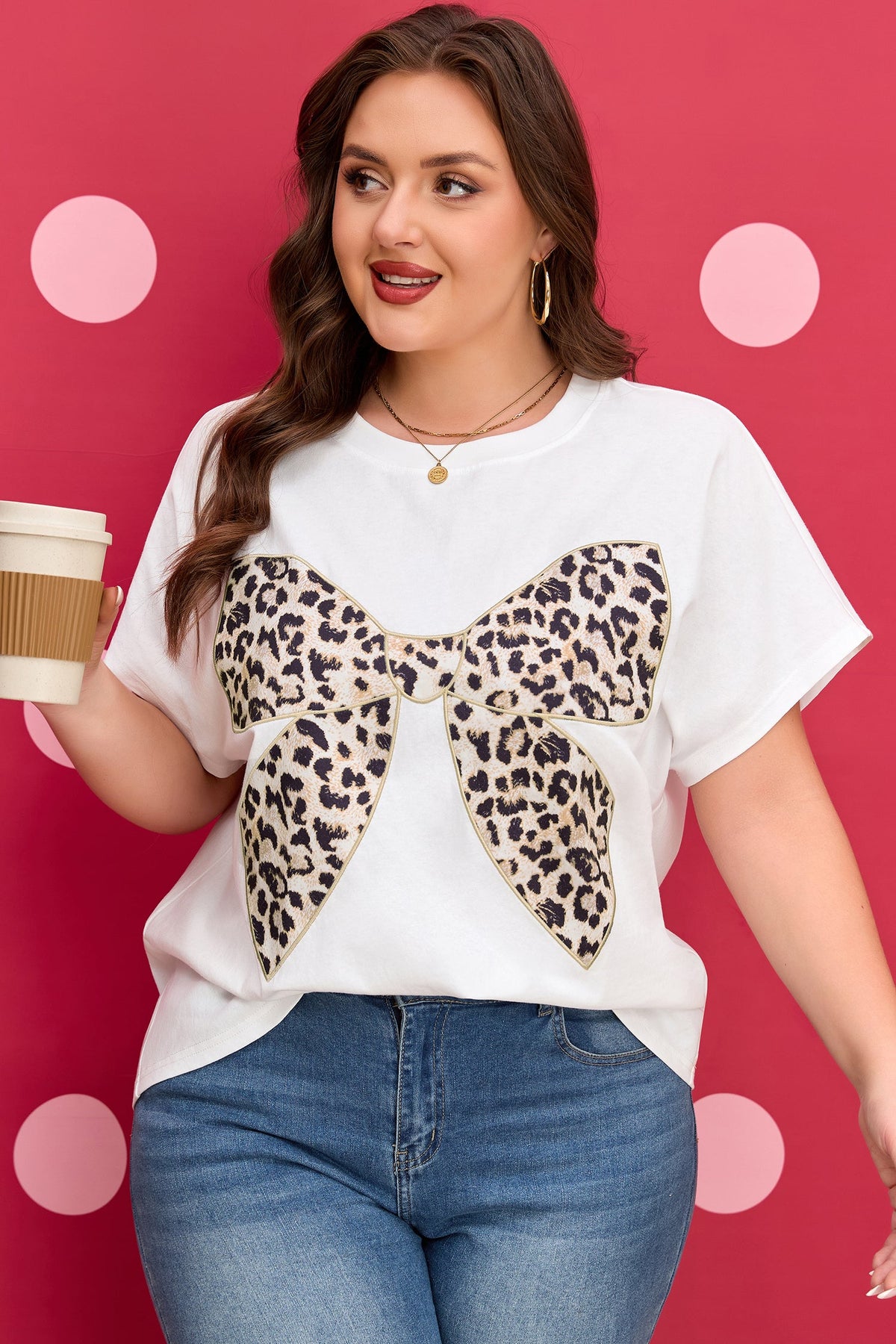 Wild at Heart Leopard Bow Tee