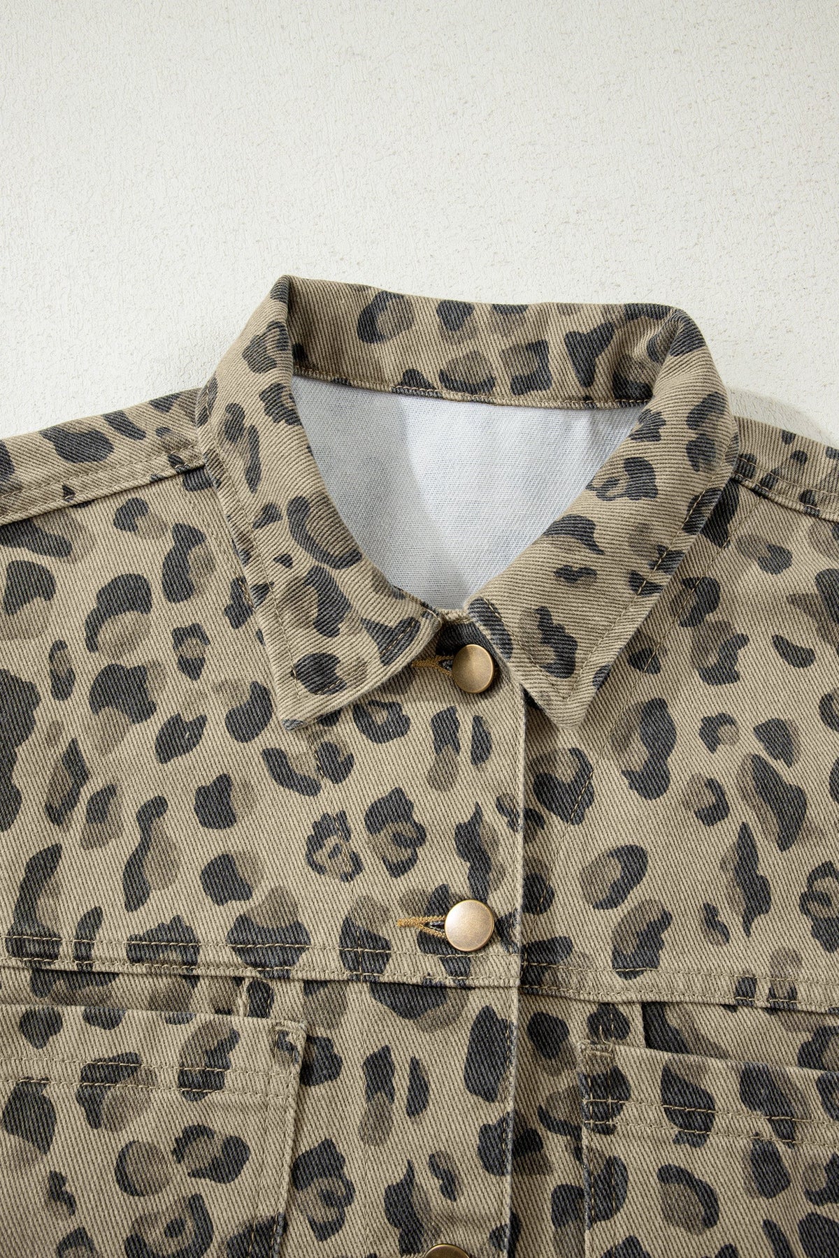Wild Heart Leopard Denim Jacket