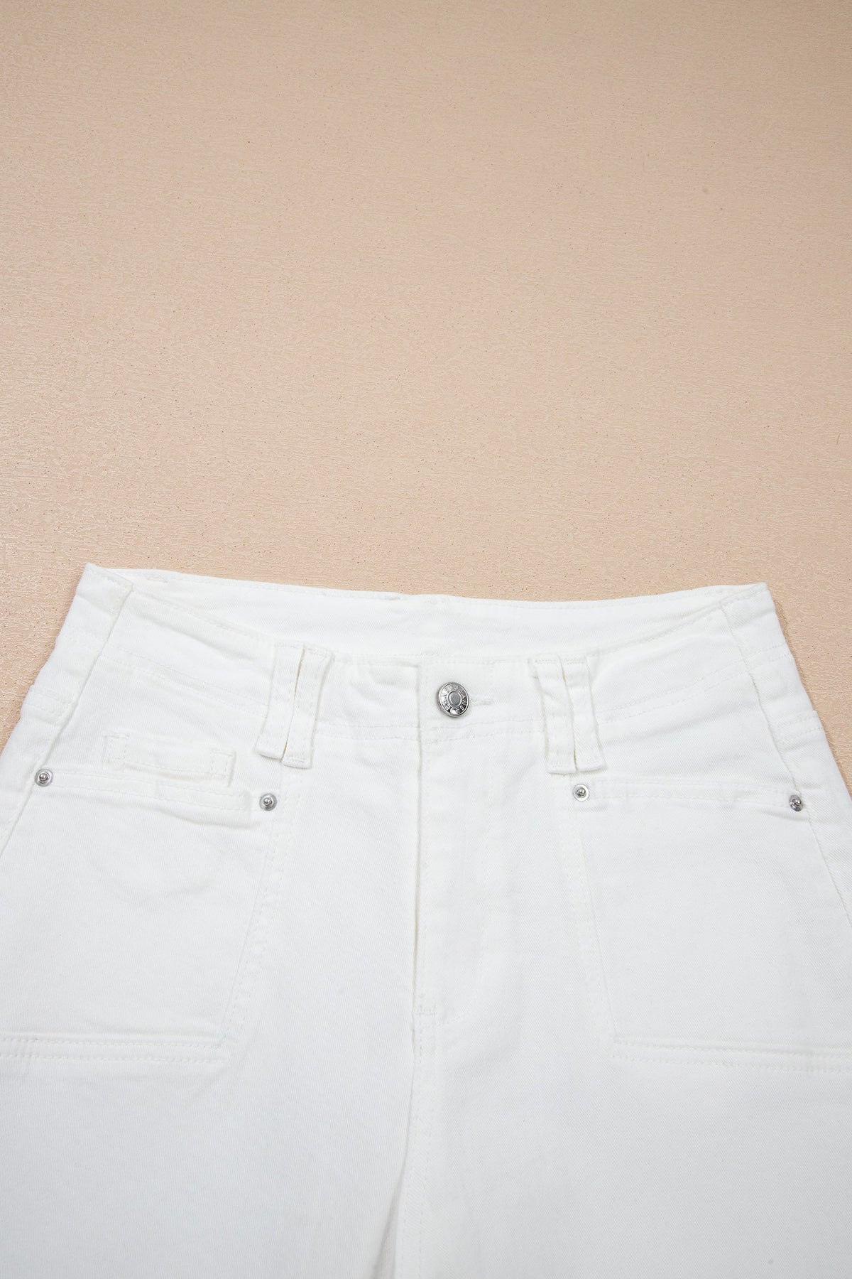 The White Willow Raw Hem Jeans
