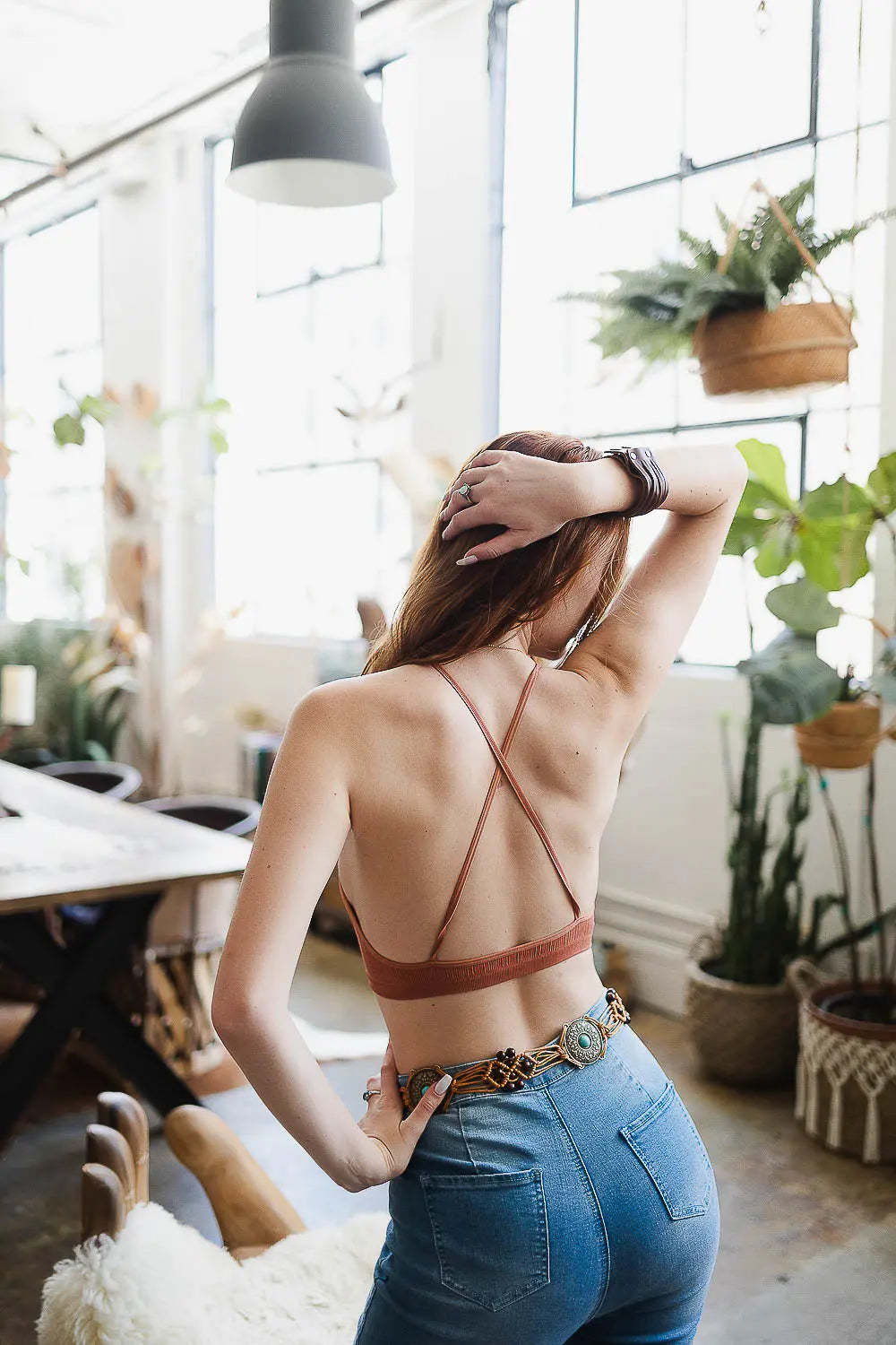 The Willow Lace High Neck Bralette