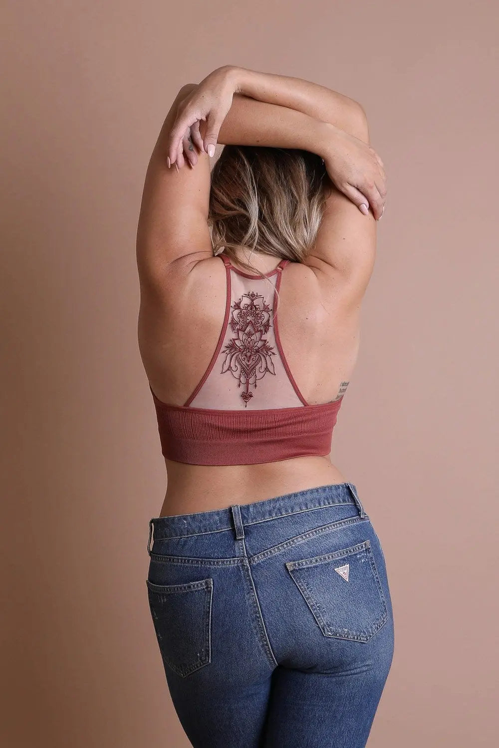 The Wild Heart Tattoo Back Bralette