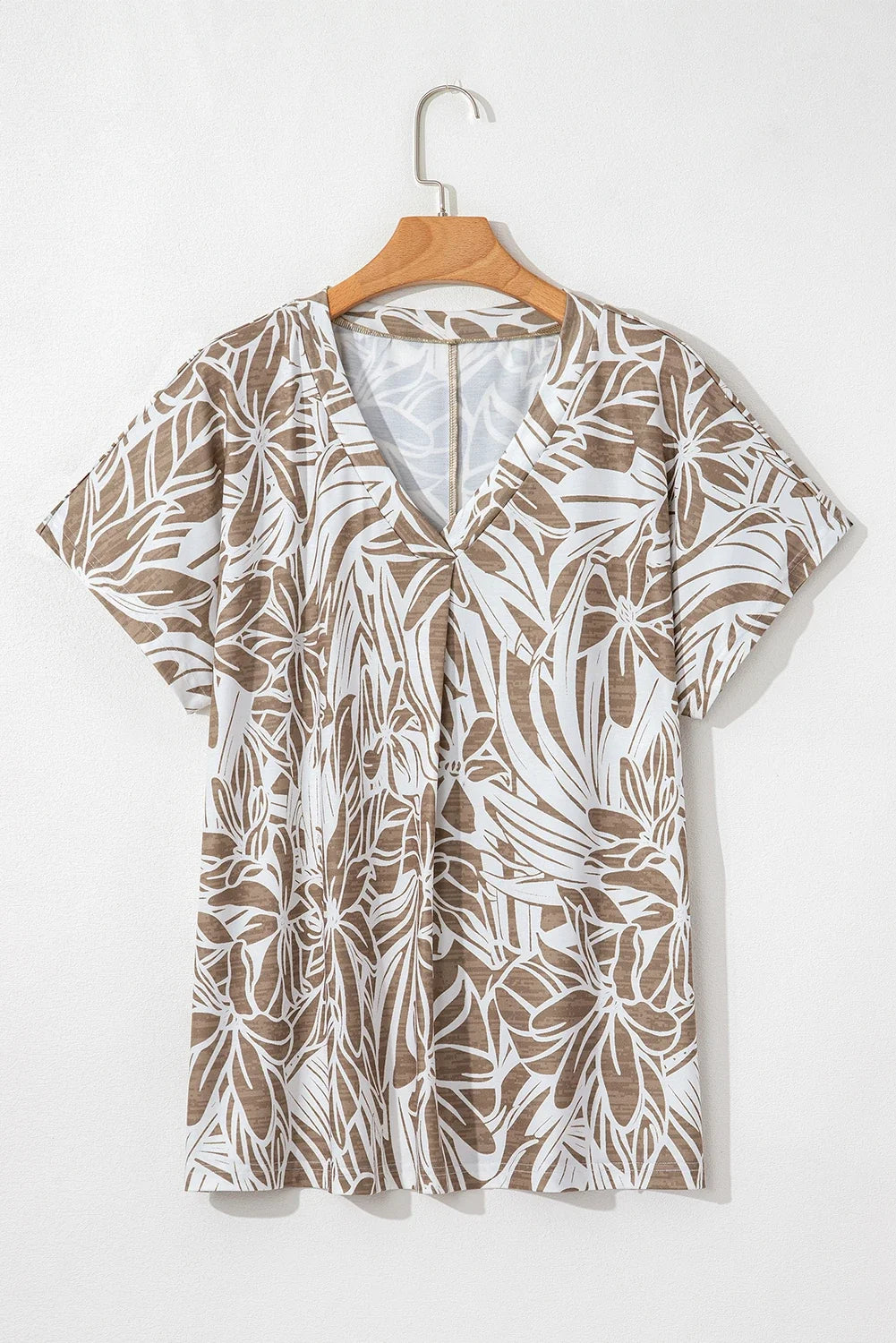 Sagebrush Bloom V-Neck Blouse