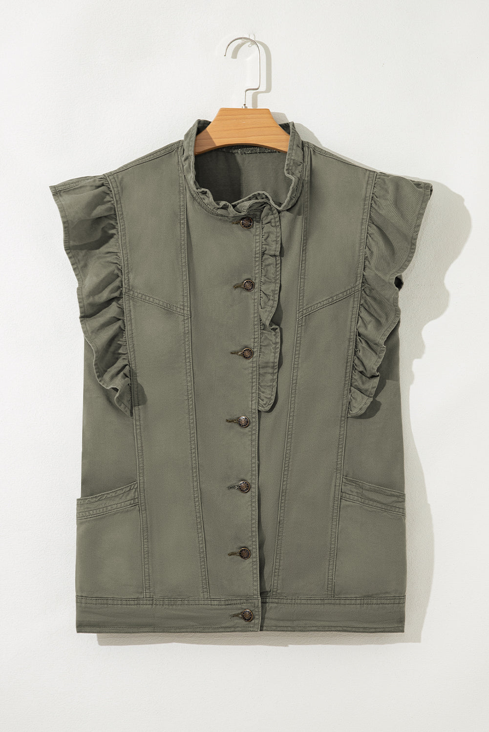 Sagebrush Ruffle Utility Vest