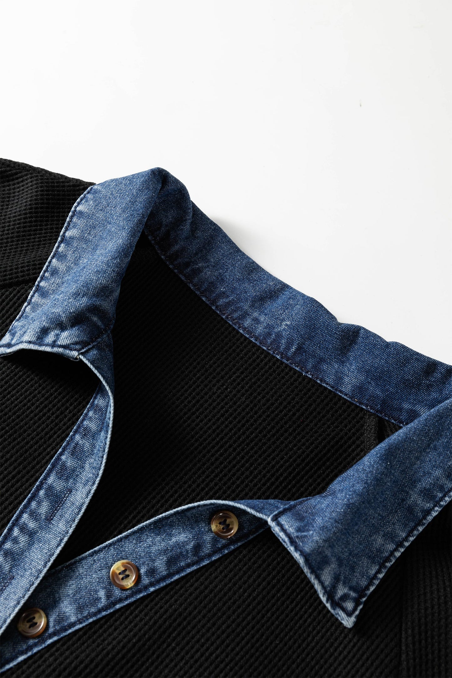 Midnight Denim Collar Dress