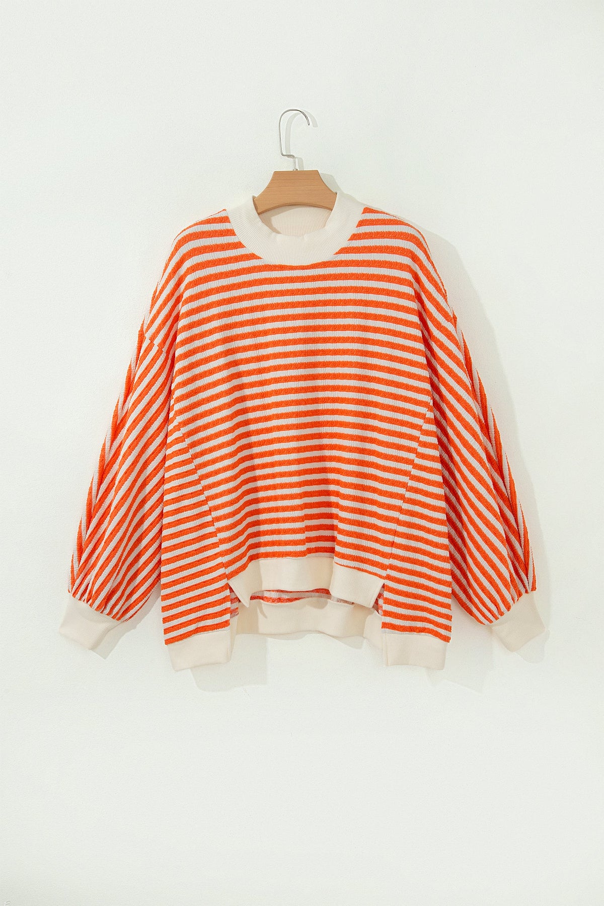 Sunset Stripes Oversized Pullover