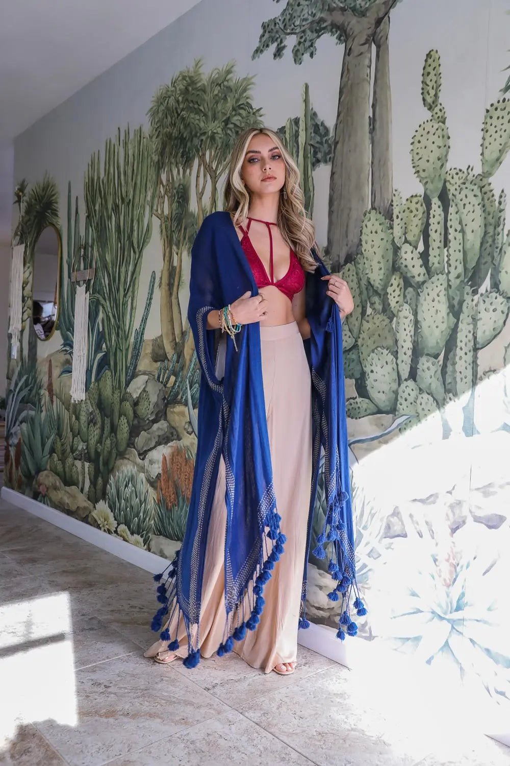 The Open Range Tassel Kimono