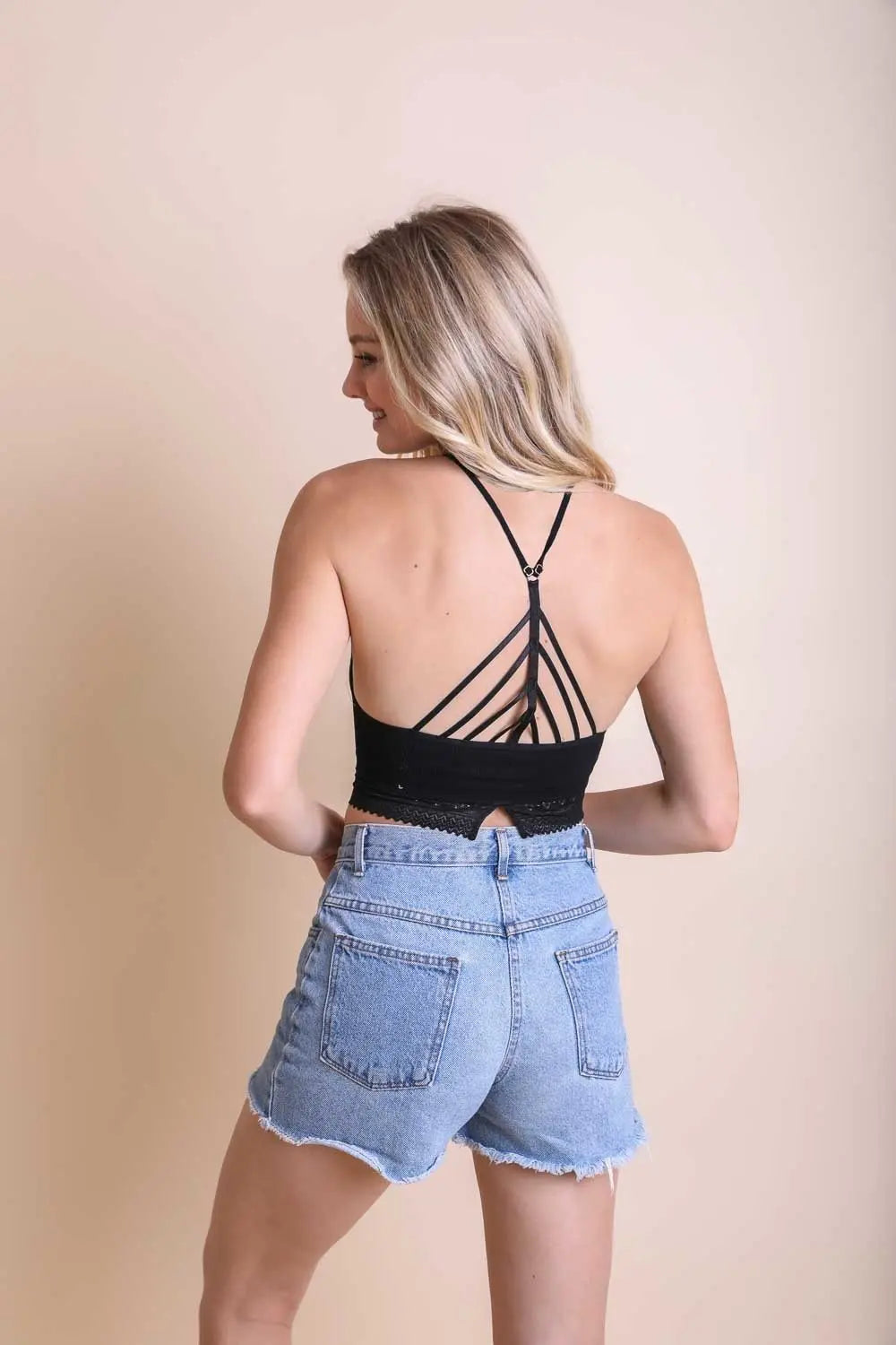 The Free Spirit High Neck Crochet Bralette