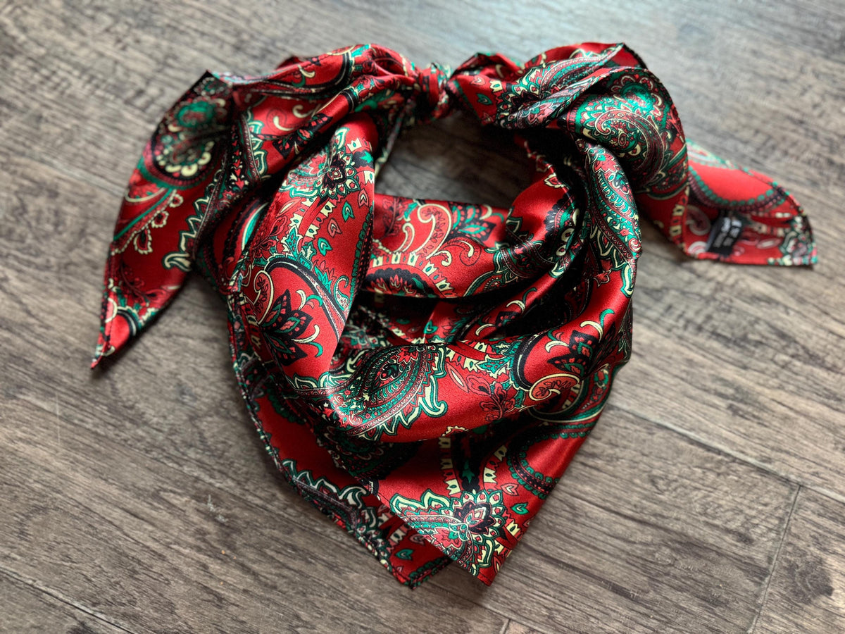 The Ranch Belle 100% Silk Wild Rag
