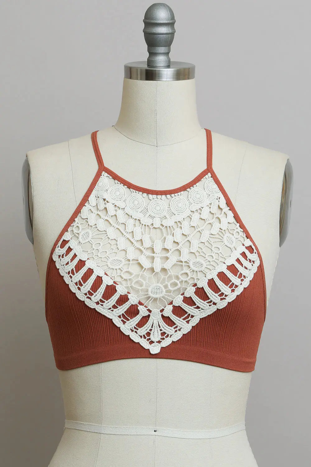 The Willow Lace High Neck Bralette