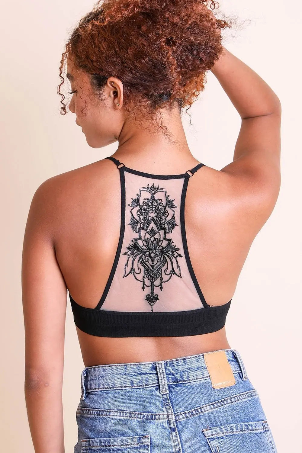 The Wild Heart Tattoo Back Bralette