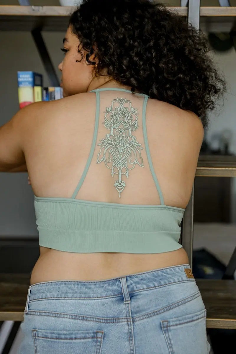 The Wild Heart Tattoo Back Bralette