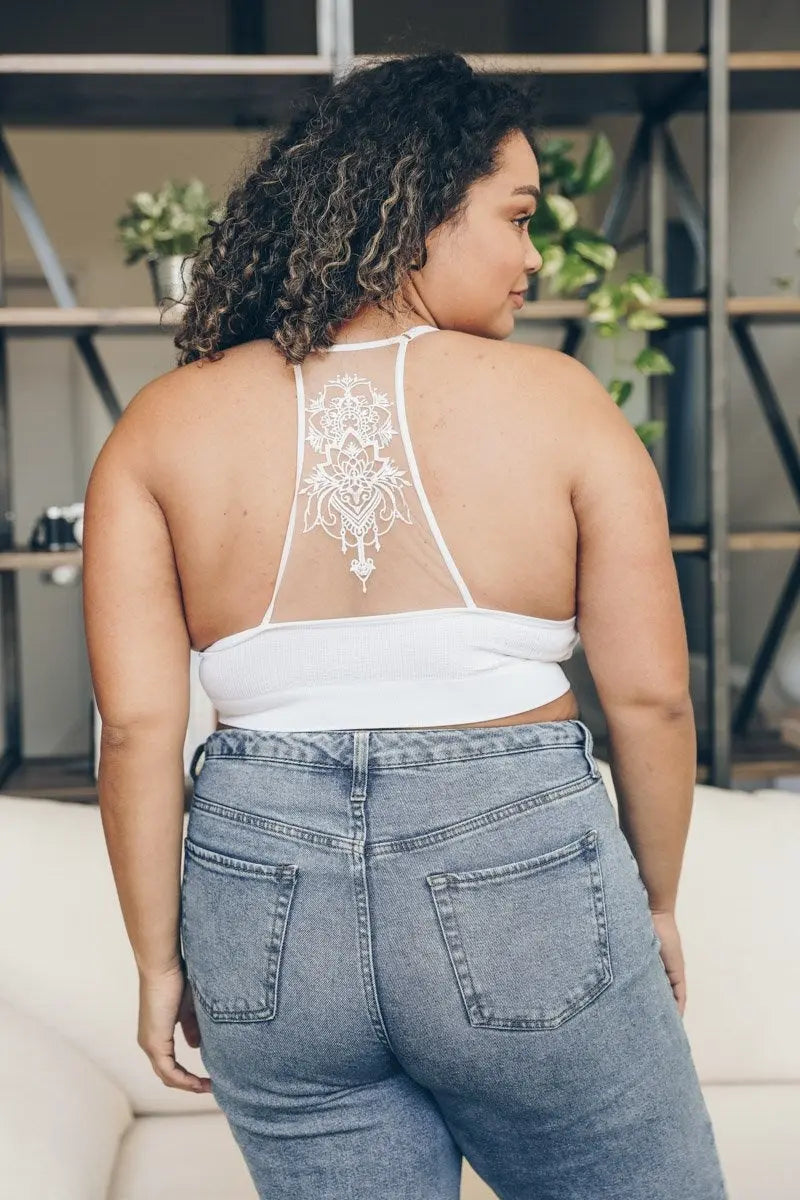 The Wild Heart Tattoo Back Bralette