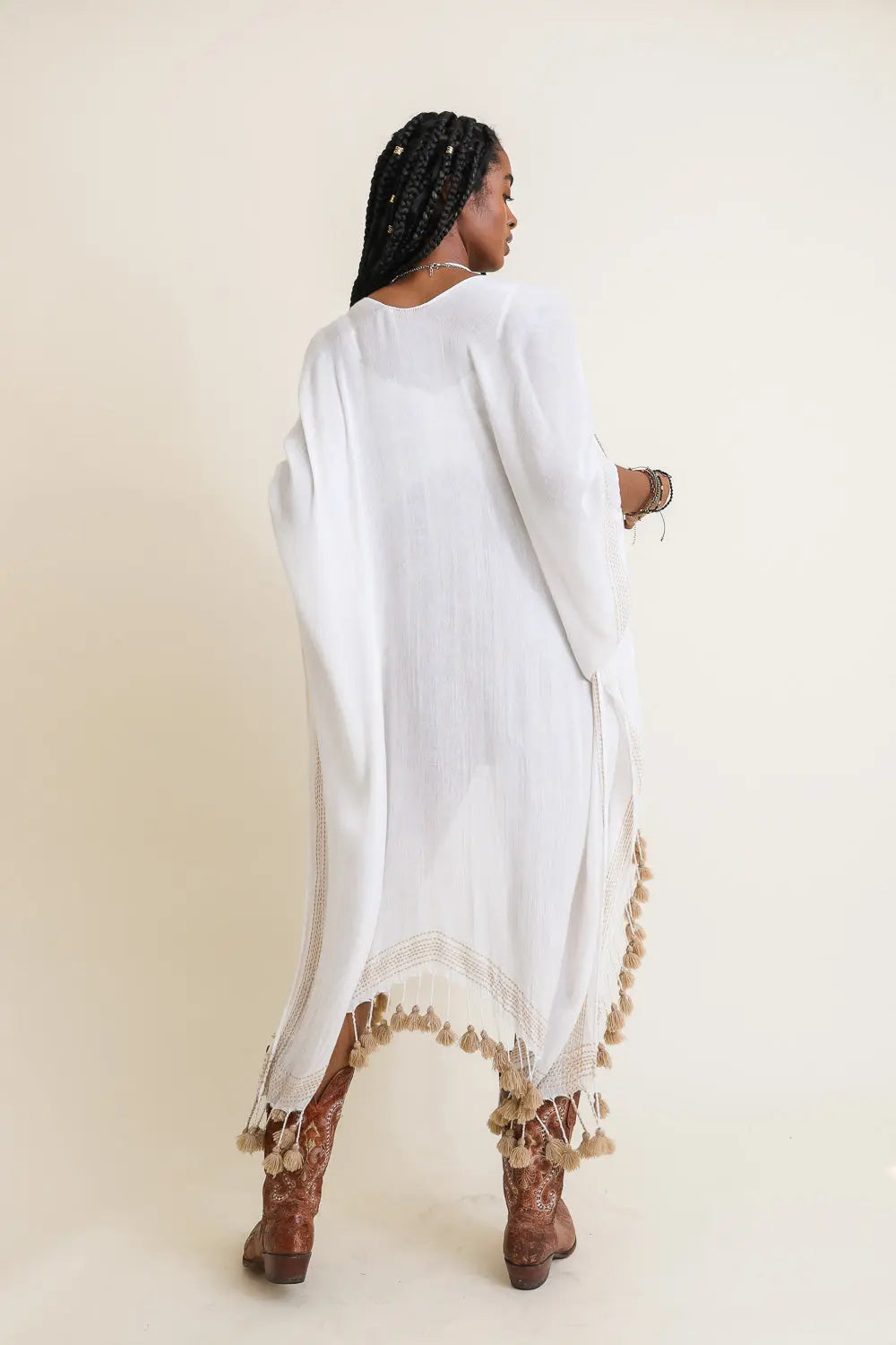 The Open Range Tassel Kimono