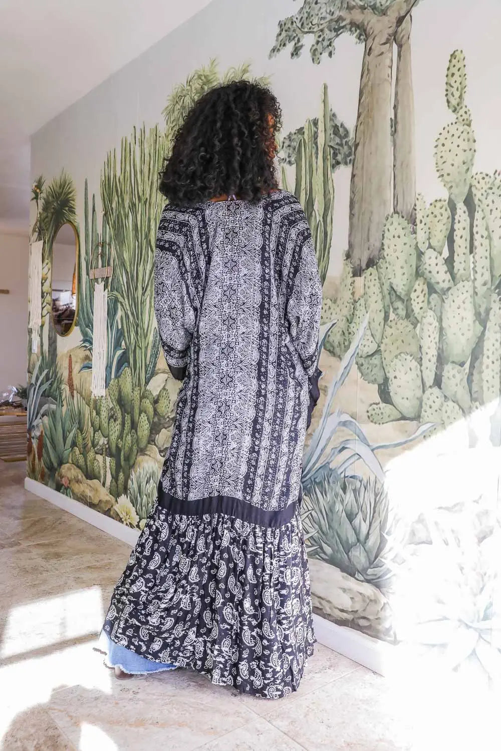 The Desert Drift Paisley Kimono
