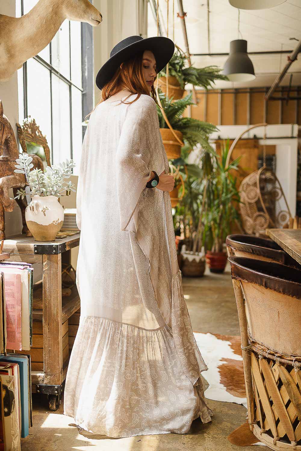 The Desert Drift Paisley Kimono