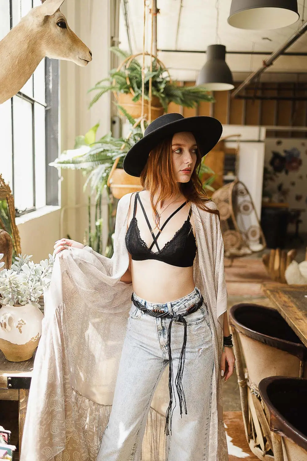 The Desert Drift Paisley Kimono