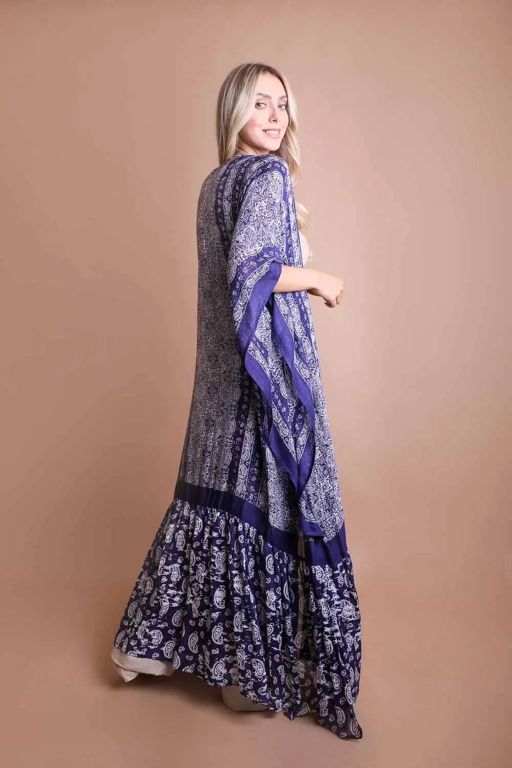 The Desert Drift Paisley Kimono