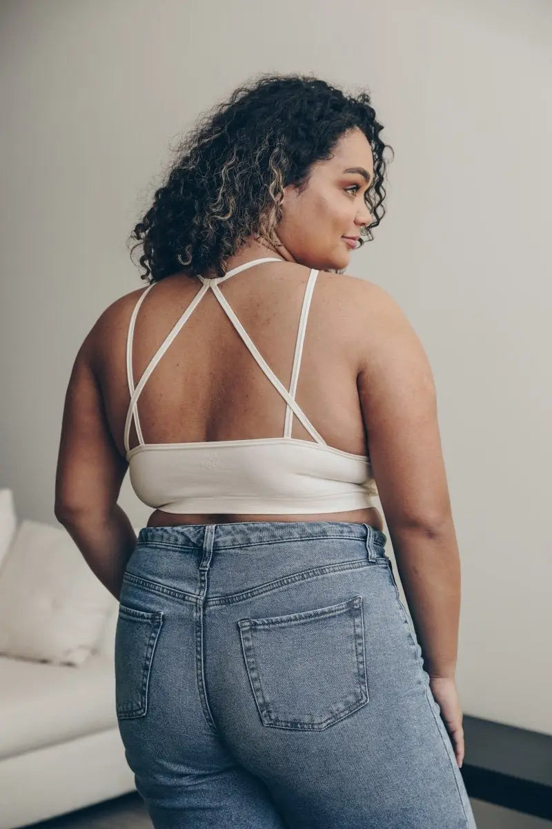 The Midnight Lace High Neck Bralette