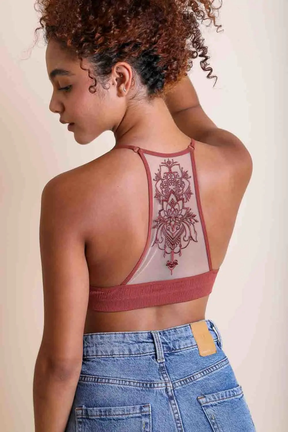 The Wild Heart Tattoo Back Bralette
