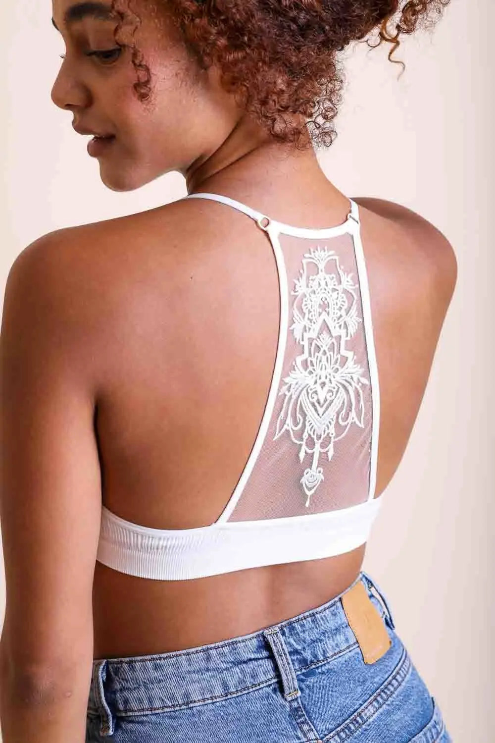 The Wild Heart Tattoo Back Bralette