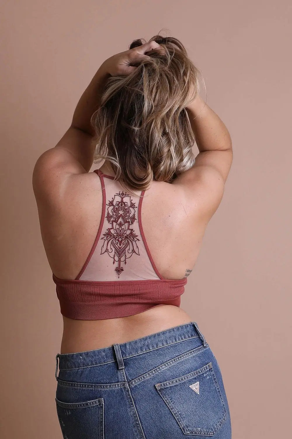 The Wild Heart Tattoo Back Bralette