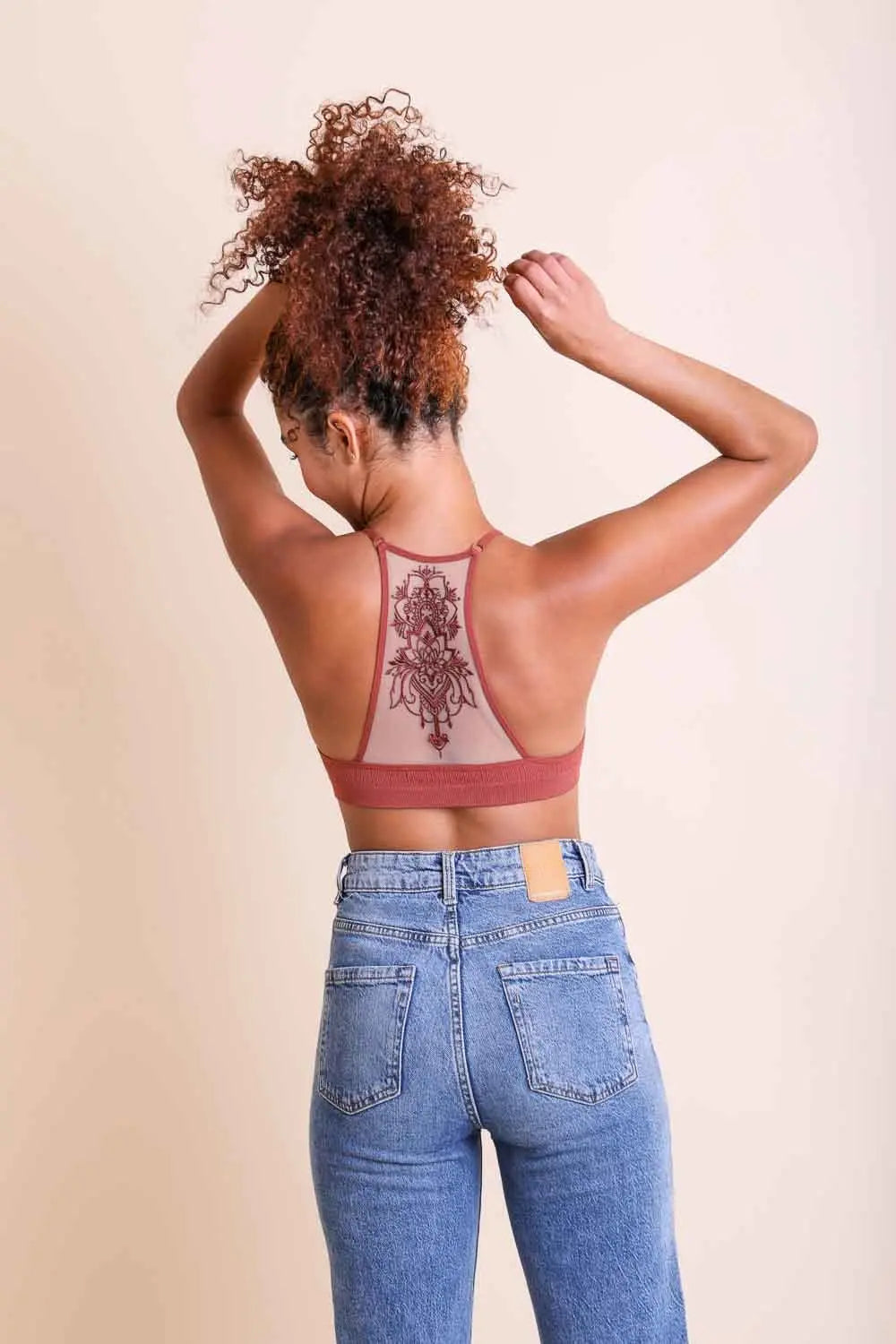 The Wild Heart Tattoo Back Bralette