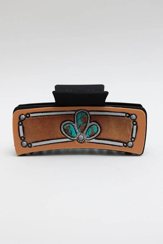 The Turquoise Blossom Hair Claw