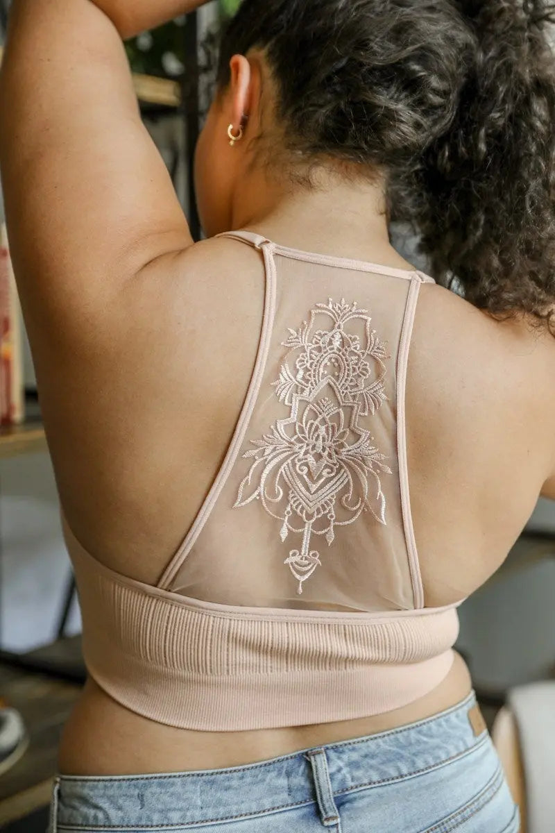 The Wild Heart Tattoo Back Bralette