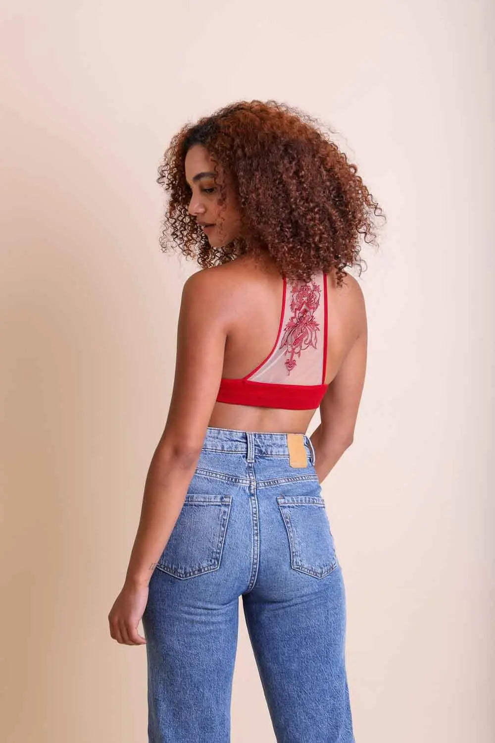 The Wild Heart Tattoo Back Bralette